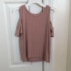 AE cold shoulder shirt